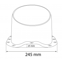 Eurovent VENTOS X F22 ventiliacinis kaminėlis d150 mm