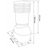 Eurovent VENTOS X F22 ventiliacinis kaminėlis d150 mm