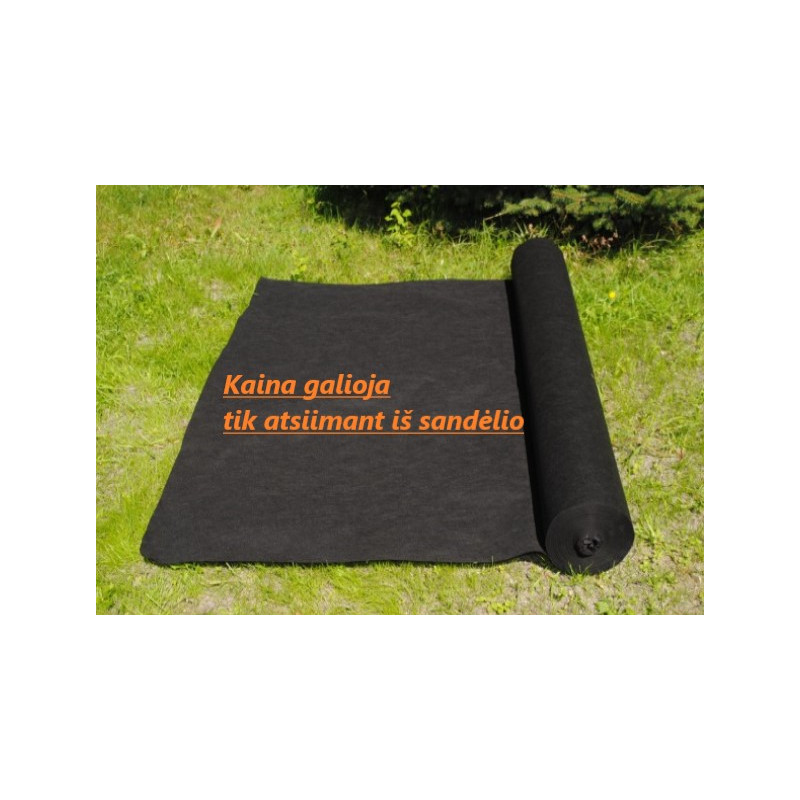 Agroplēve melna 50 g/m2 1,6 m x 100 m