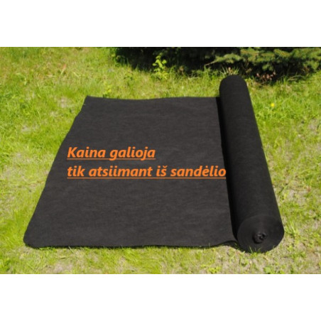 Agroplēve melna 50 g/m2 1,6 m x 100 m