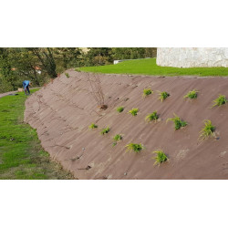 Geotekstilė Plantex GOLD, ruda/juoda, plotis 1.0m, storis 125g/m2