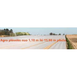 Agroplēves 23 g/m2 balta 1,60 m x 100 m