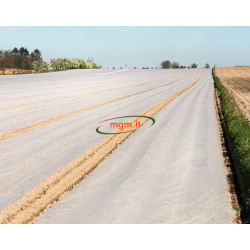 Covering agrotextile 23g/m2 white 12,65 m x 100 m double edges UV