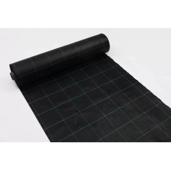 Agro tekstilė 0,6x100 m UV juoda 90 g/m2