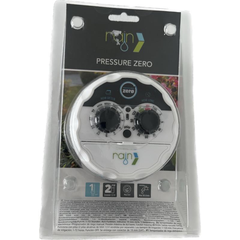 RAIN ZERO controller (for gravity irrigation)