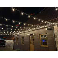 PAPAYA outdoor light chain 6 m 20 lamps